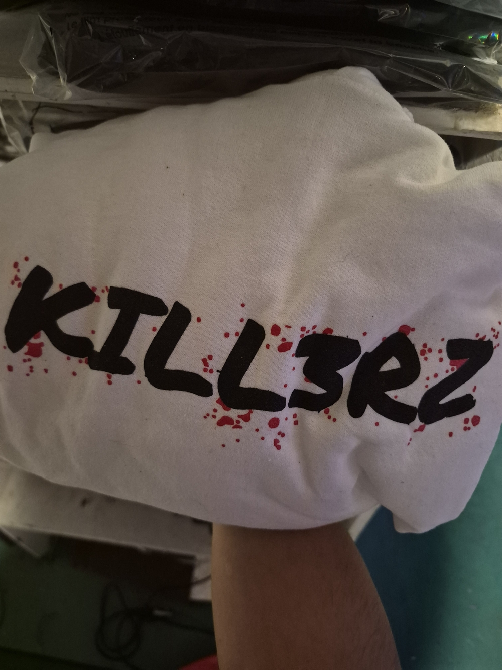 KILL3RZ White Adult Graphic Hoodie